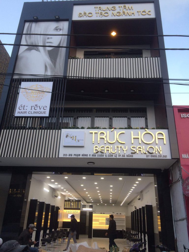 Thi công trọn gói salon tóc 1