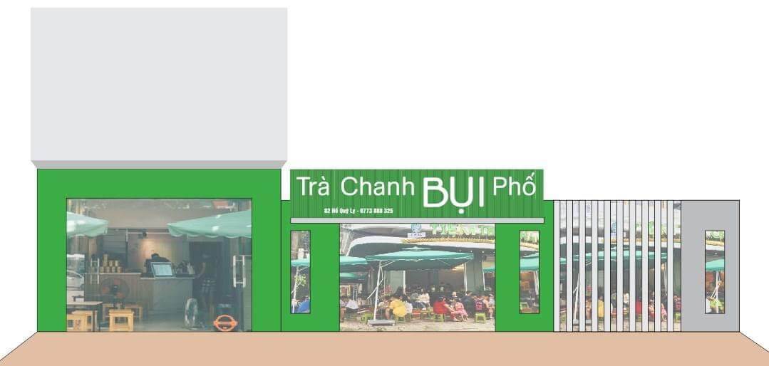 Thiết kế và thi công hệ thống Trà Chanh Bụi Phố
