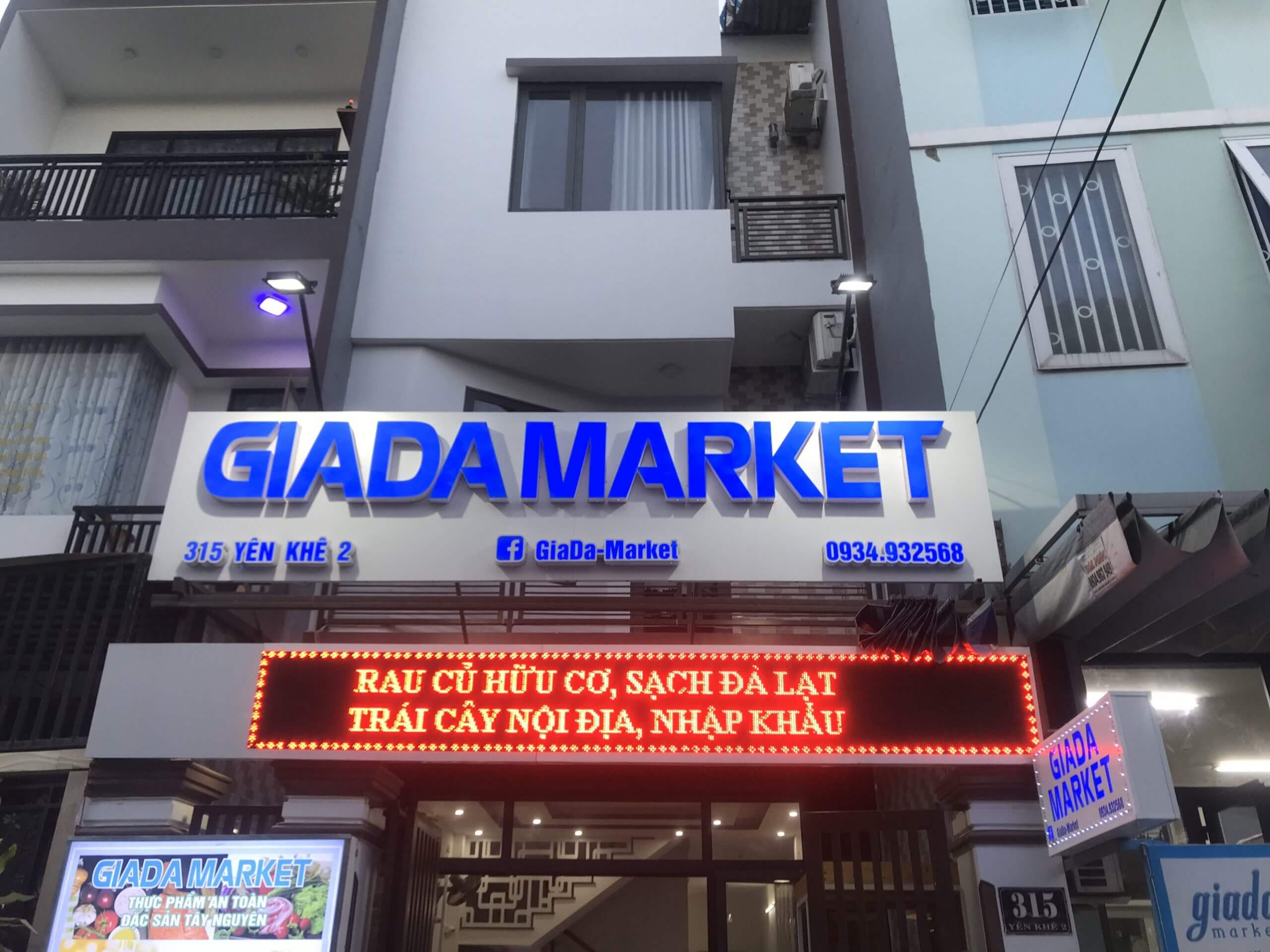 Thi công chuỗi siêu thị GIADA MAKET 1