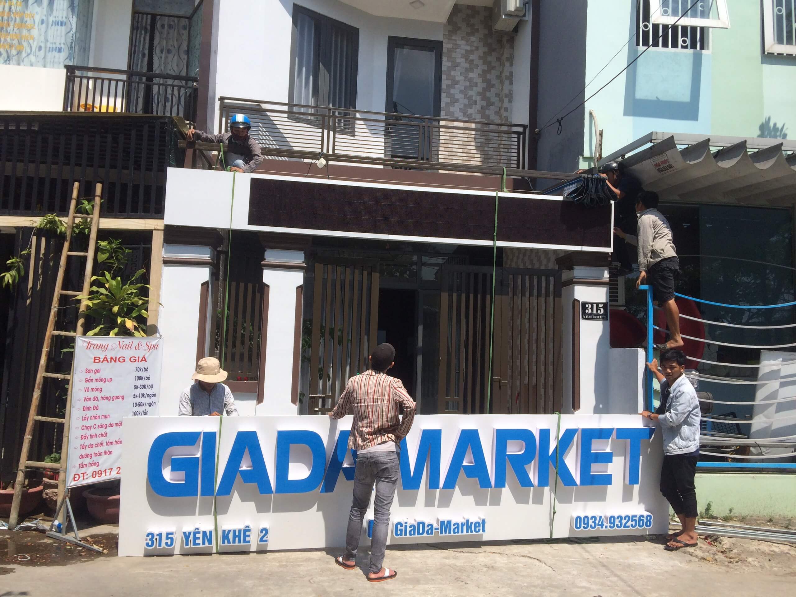 Thi công chuỗi siêu thị GIADA MAKET 3