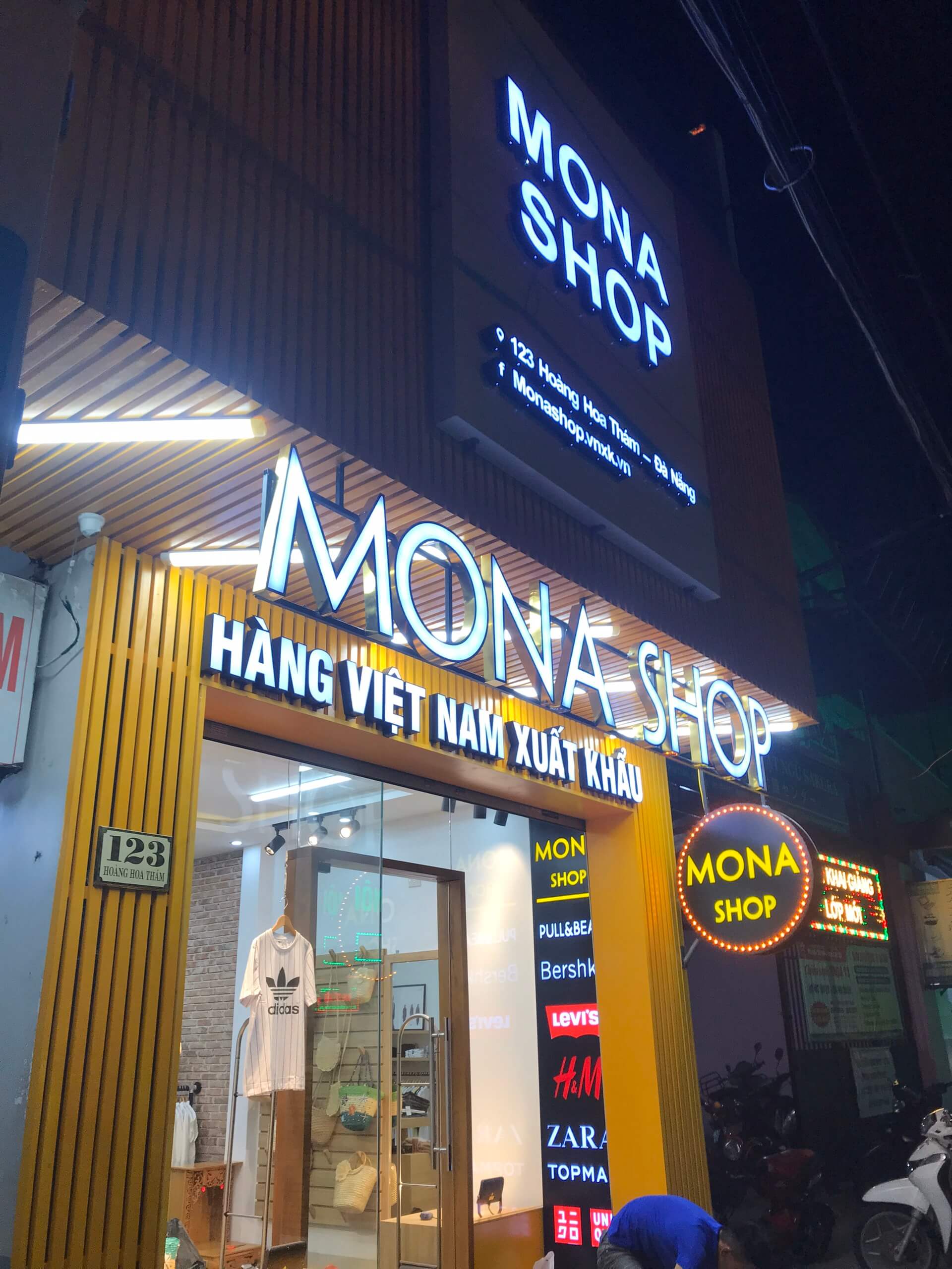 Thi công bảng hiệu trọn gói - Led trang trí toà nhà ANGEL HOTEL 2