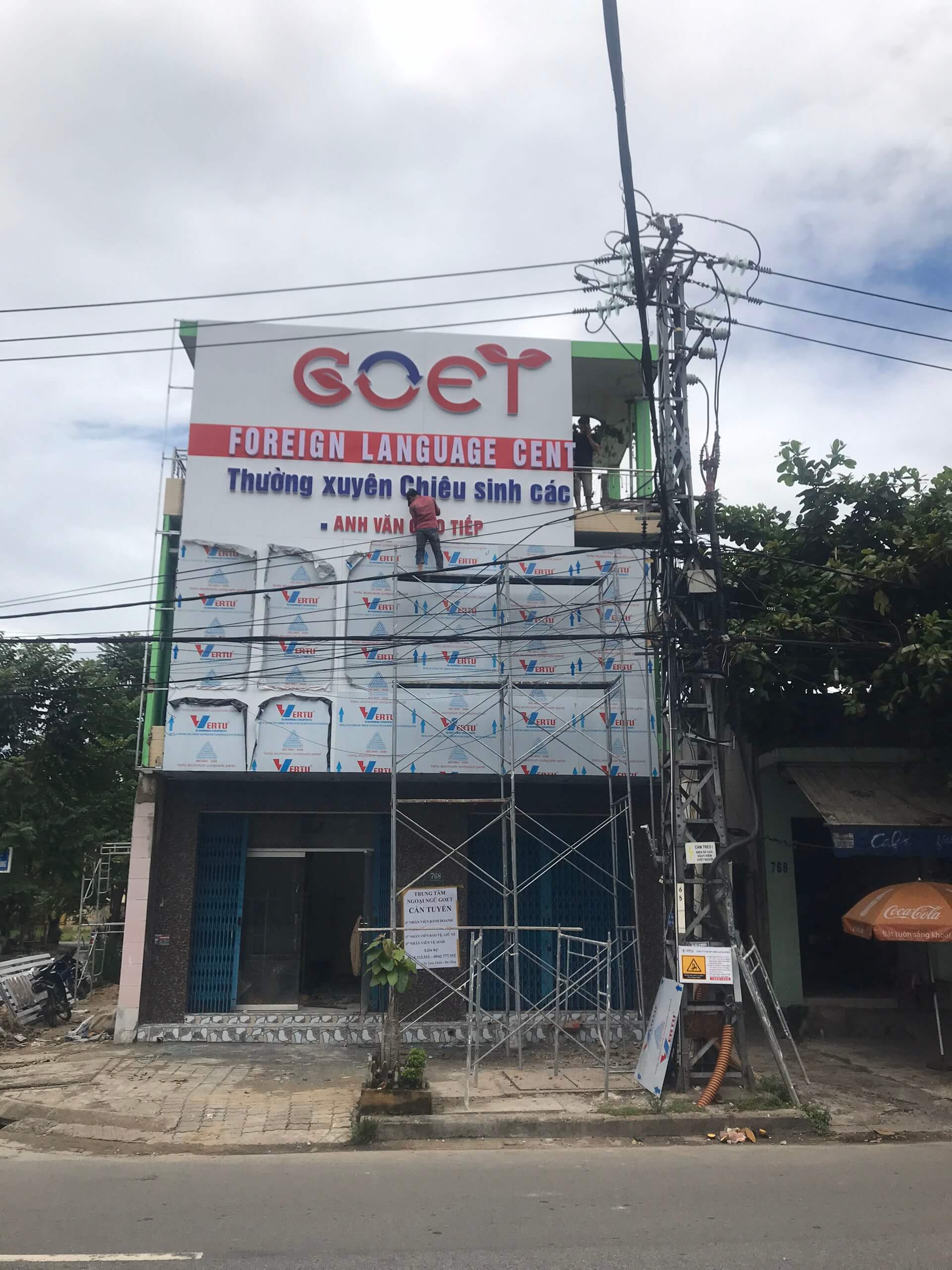 Thi công Trung Tâm Ngoại Ngữ Goet 4
