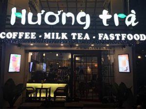 bảng hiệu trà sữa